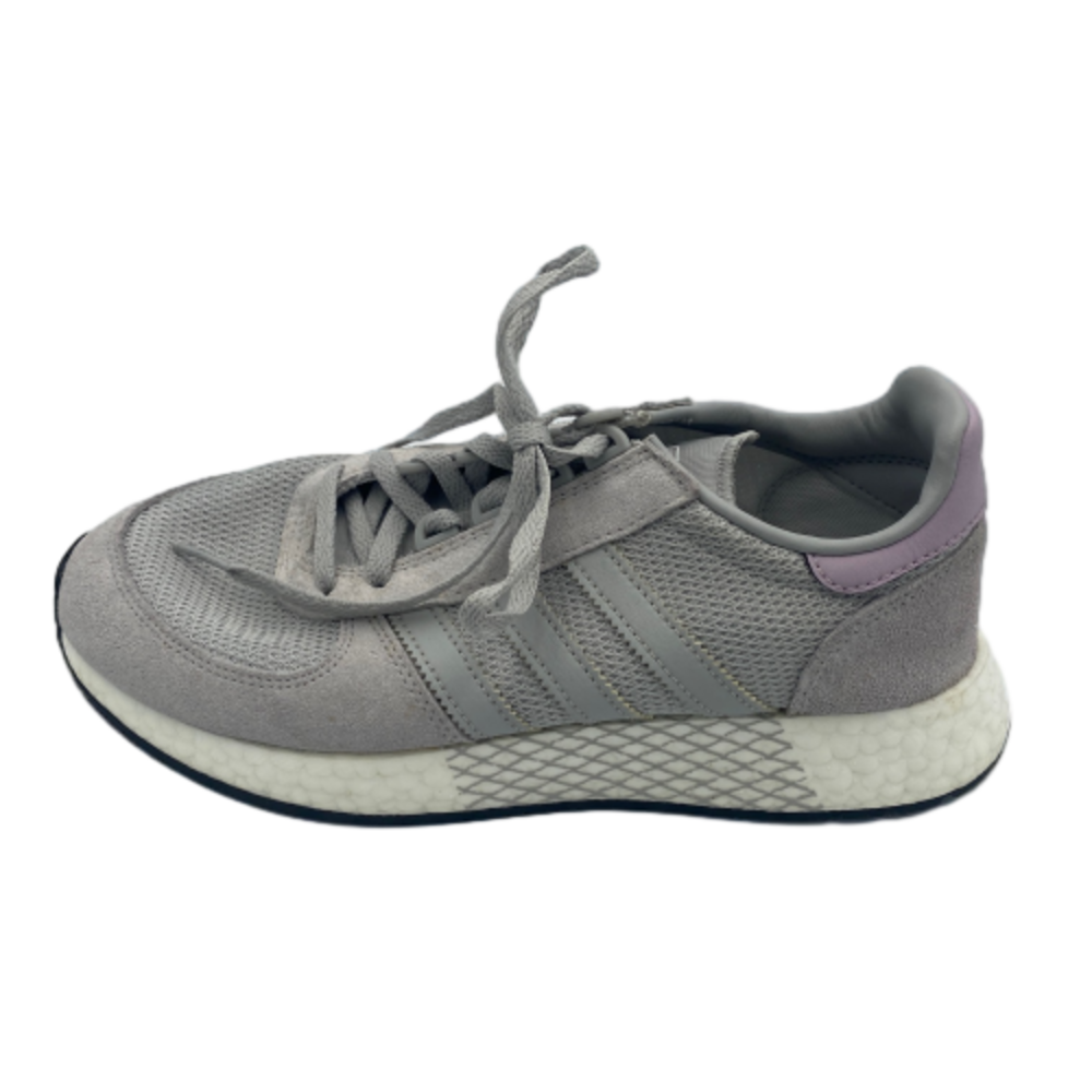 Adidas Marathon Tech EE4947 Women's US 8 Sneakers Gray Suede Athletic Shoes